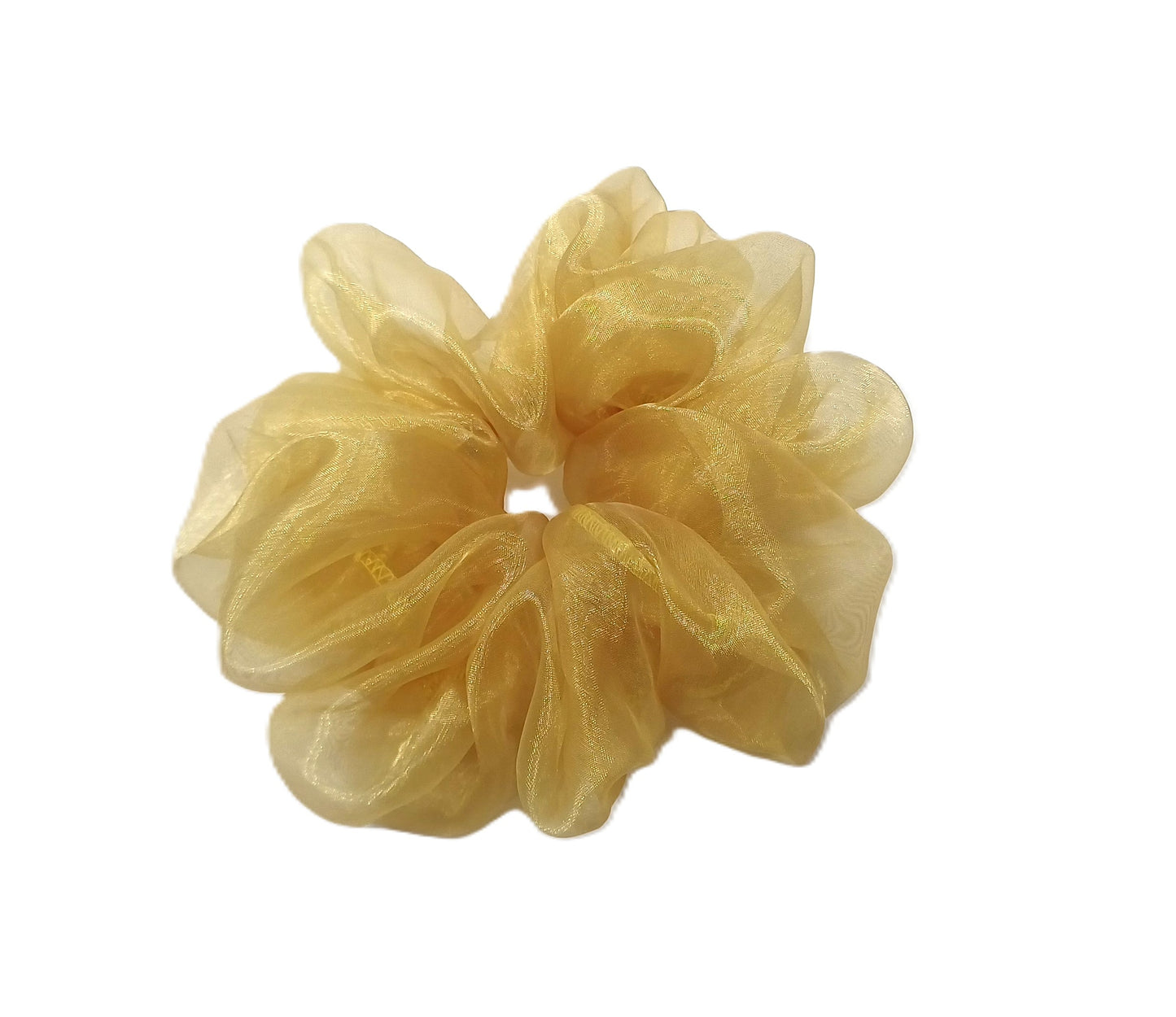 Büyük Organze Scrunchie - Yumuşak Dokulu Saç Tokası