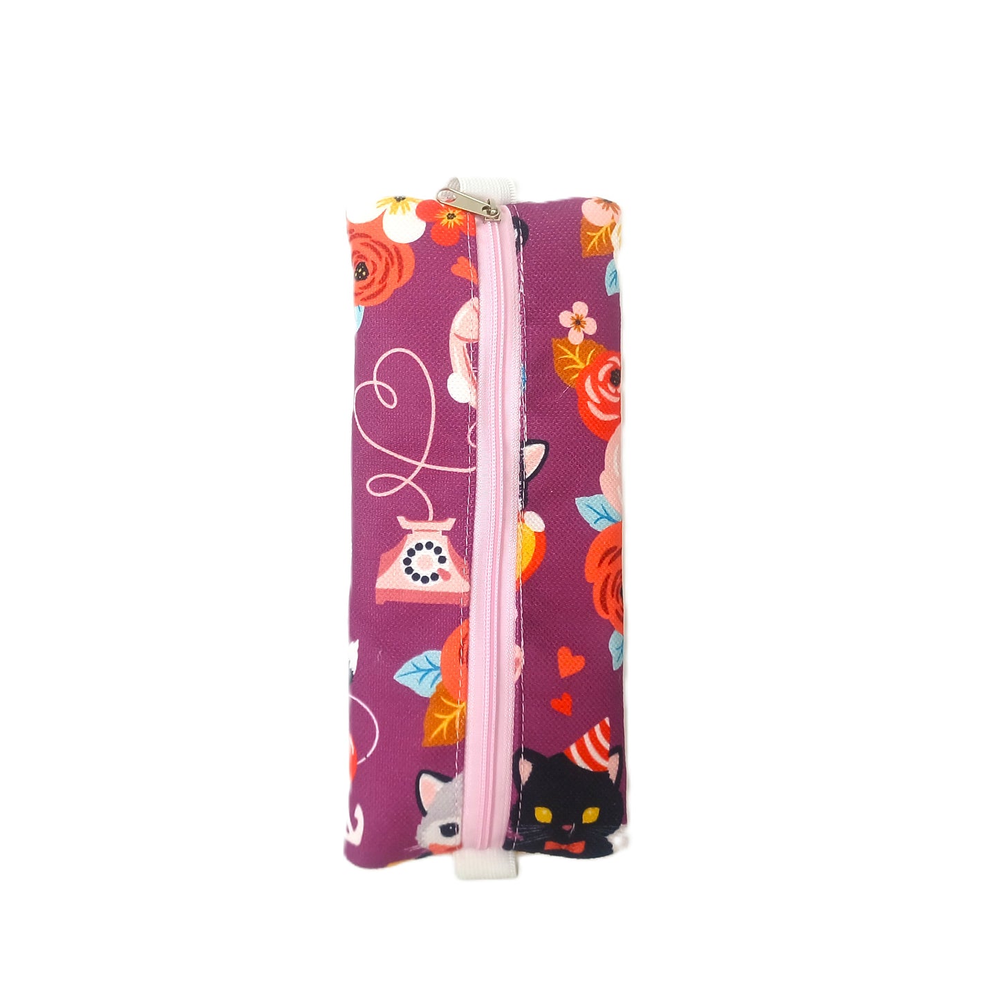 BloomCat Dijital Baskı Lastikli Defter Üstü Kalemlik